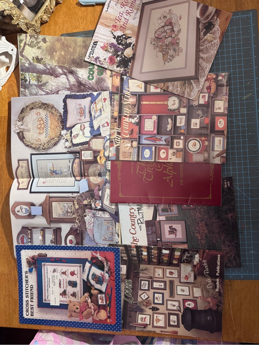 Assorted Country Home Crosstitch- Multi-Color
